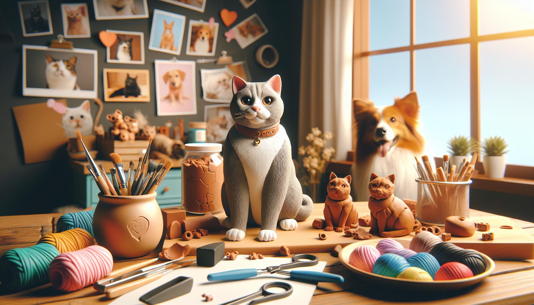 Essential Tools and Materials for Crafting a Cat with modeling Clay
